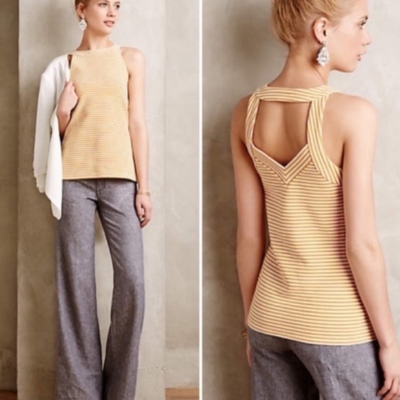 Anthropologie Delleta Stripes Blouse - Picture 4 of 16